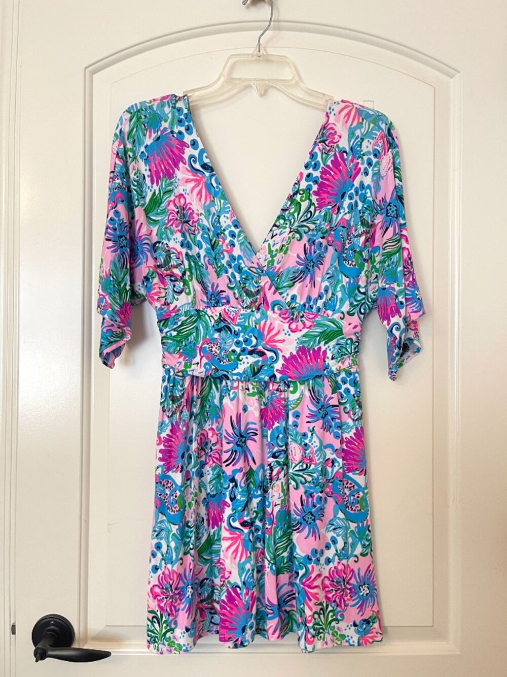 Lilly Pulitzer Parigi Romper Mandevilla Baby Paradise Petals Small - Picture 2 of 10